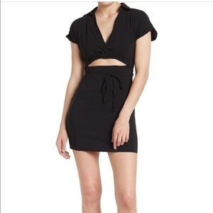 Black Mini Cut out dress